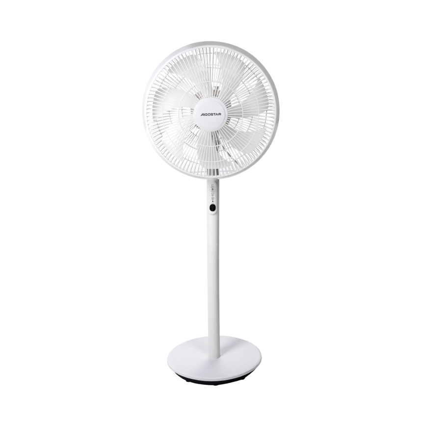 Aigostar - Standventilator 45W/230V weiß + Fernbedienung