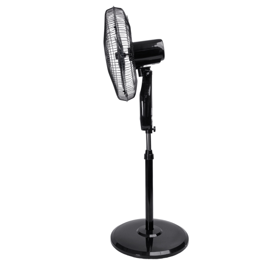 Aigostar - Standventilator 55W/230V 130 cm schwarz + Fernbedienung