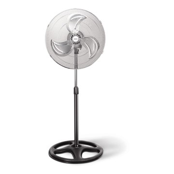 Aigostar - Standventilator 55W/230V glänzendes Chrom/schwarz