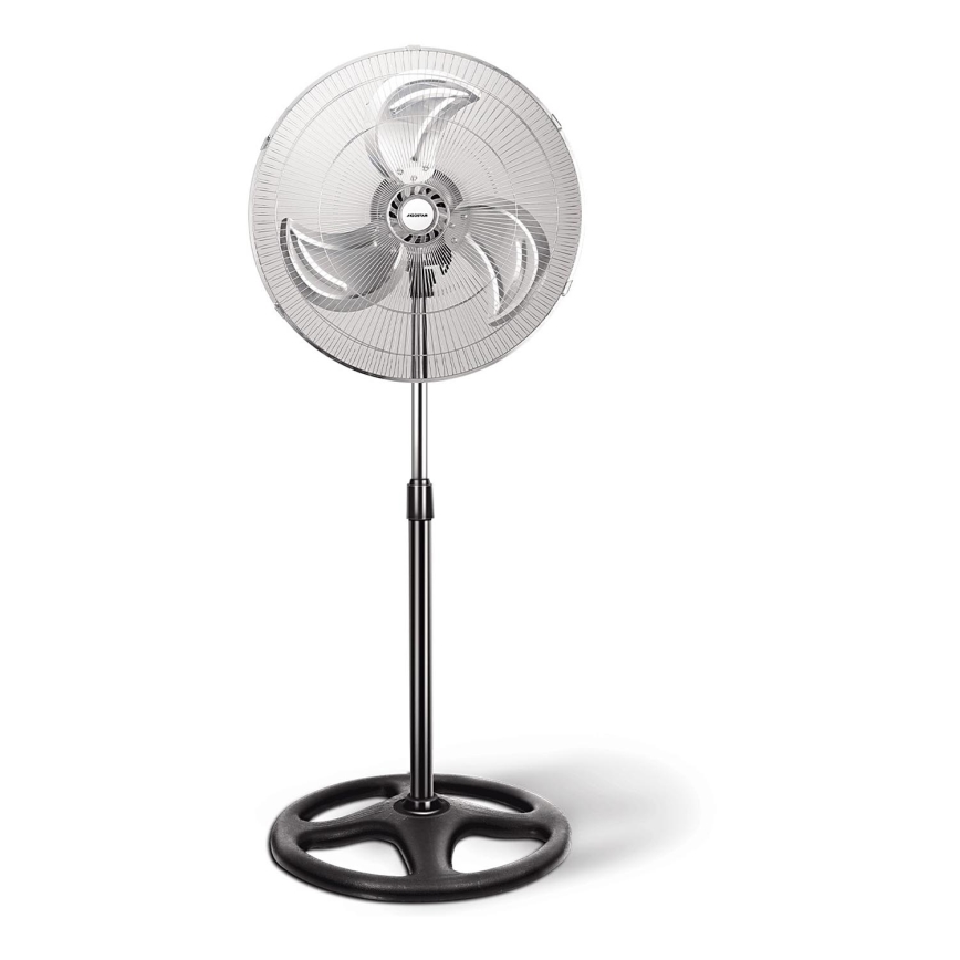 Aigostar - Standventilator 55W/230V glänzendes Chrom/schwarz