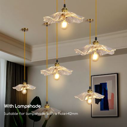 Aigostar - Stromkabel 1xE27/60W/230V gold