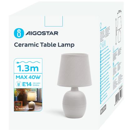 Aigostar - Tischleuchte 1xE14/40W/230V