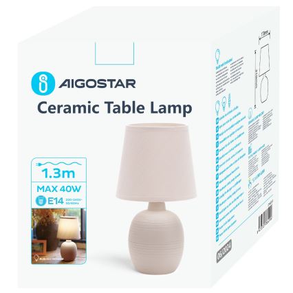 Aigostar - Tischleuchte 1xE14/40W/230V