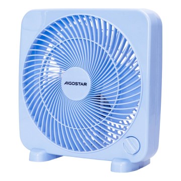 Aigostar - Tischventilator 30W/230V blau