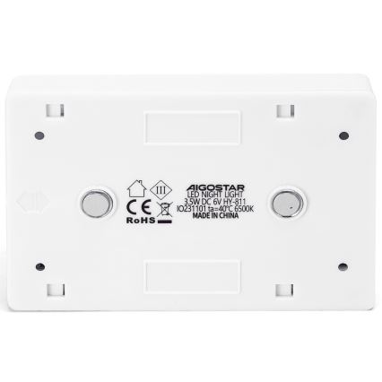 Aigostar - Tragbare LED-Nachtleuchte LED/4xAAA 6500K