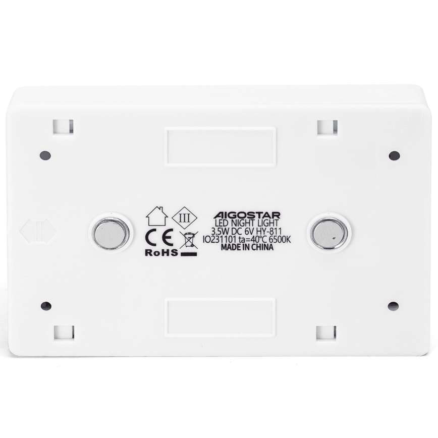 Aigostar - Tragbare LED-Nachtleuchte LED/4xAAA 6500K