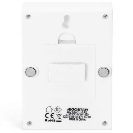 Aigostar - Tragbare LED-Nachtleuchte LED/4xAAA 6500K