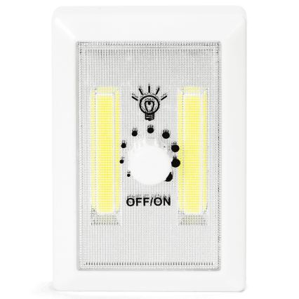 Aigostar - Tragbares LED-Nachtlicht LED/3xAAA 6500K