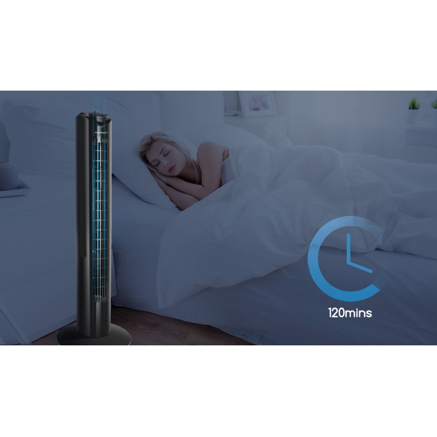 Aigostar - Turm-Ventilator 45W/230V schwarz