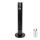 Aigostar - Turm-Ventilator 50W/230V schwarz Wi-Fi + Fernbedienung