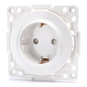 Aigostar - Unterputzsteckdose rahmenlos SCHUKO 250V/16A weiß