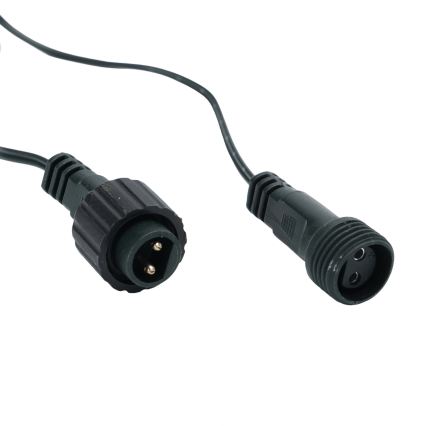 Aigostar - Verlängerungskabel für Lichterketten (Außenbereich), 5 m, Schutzart IP45, dunkelgrün