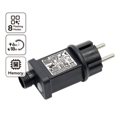 Aigostar - Verlängerungskabel für Lichterketten im Außenbereich, 5 m, IP44, transparent