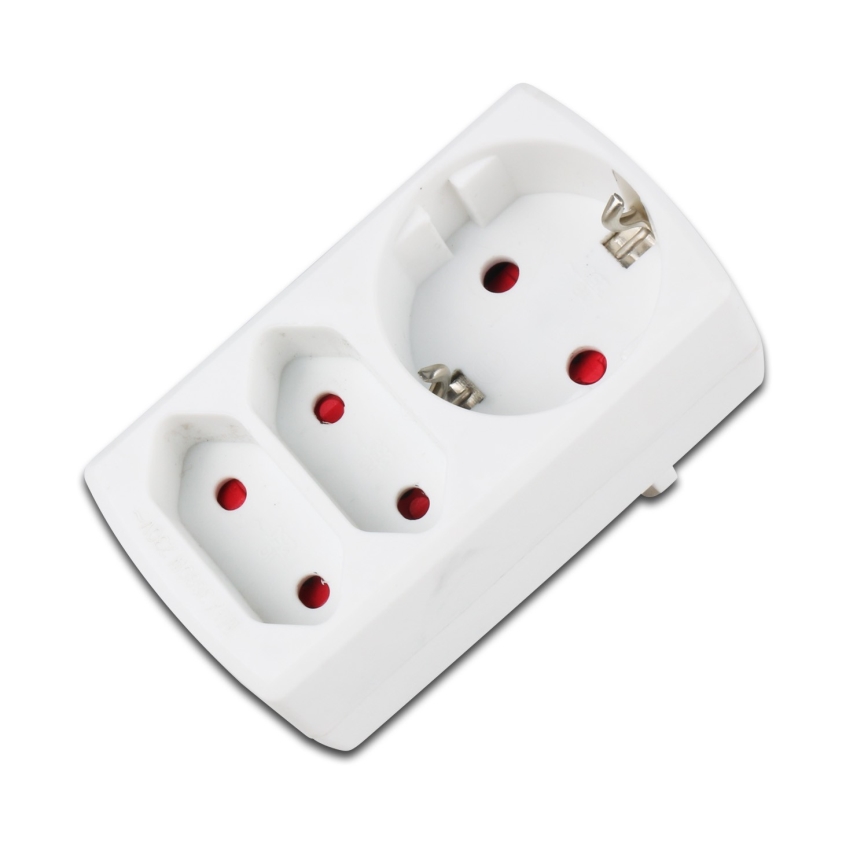 Aigostar - Verteilersteckdose 1x16A/230V + 2x10A