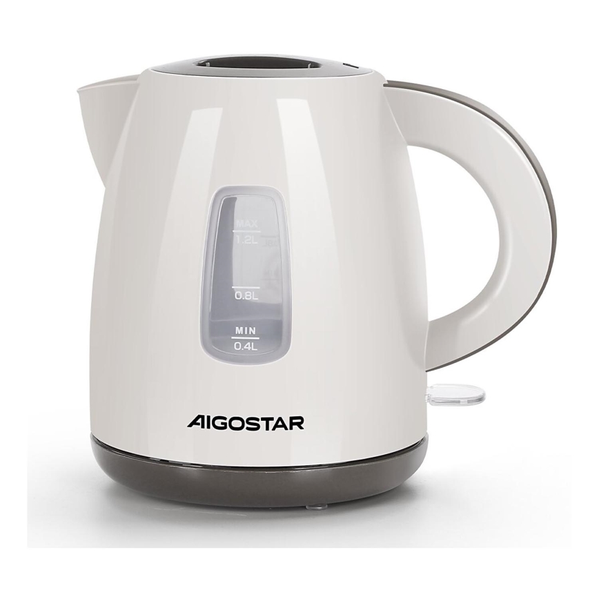 Aigostar - Wasserkocher 1,2l 2200W/230V beige