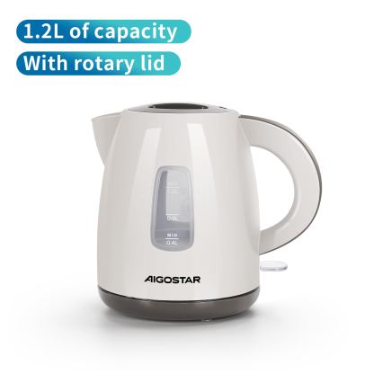 Aigostar - Wasserkocher 1,2l 2200W/230V beige