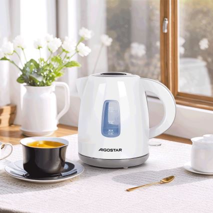 Aigostar - Wasserkocher 1,2l 2200W/230V weiß