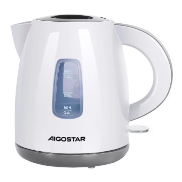 Aigostar - Wasserkocher 1,2l 2200W/230V weiß
