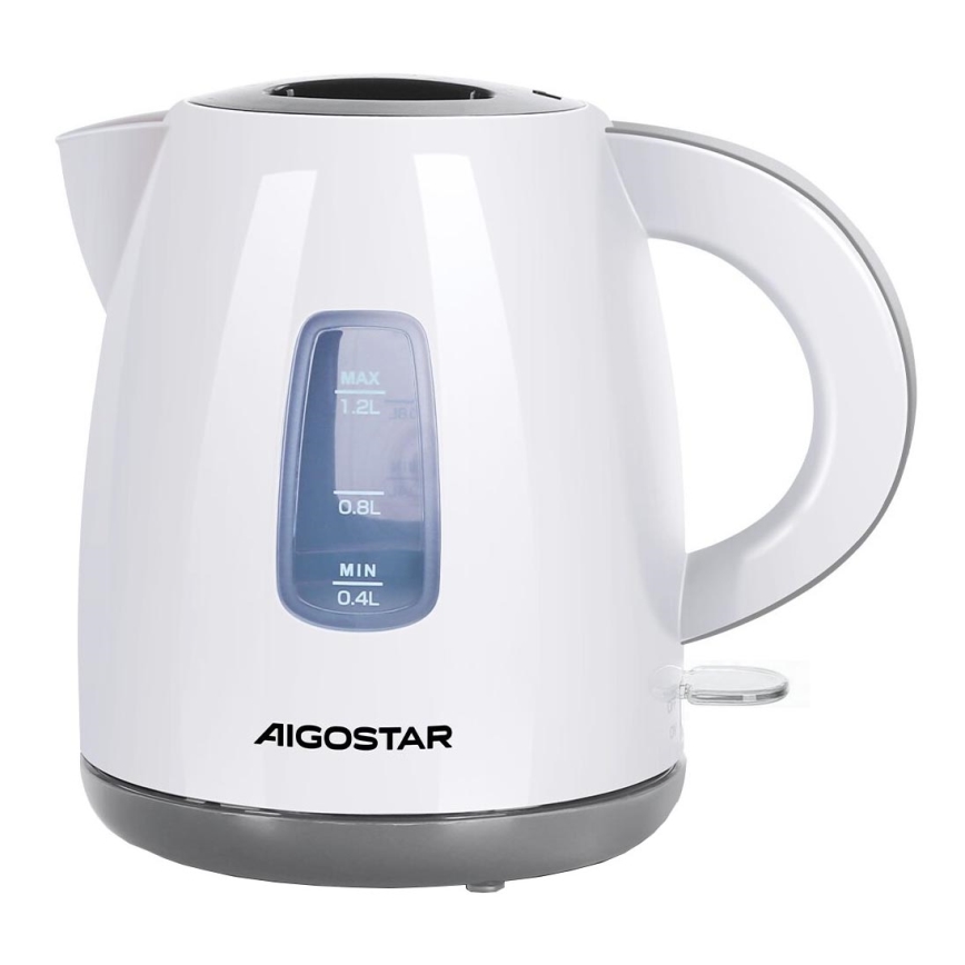 Aigostar - Wasserkocher 1,2l 2200W/230V weiß
