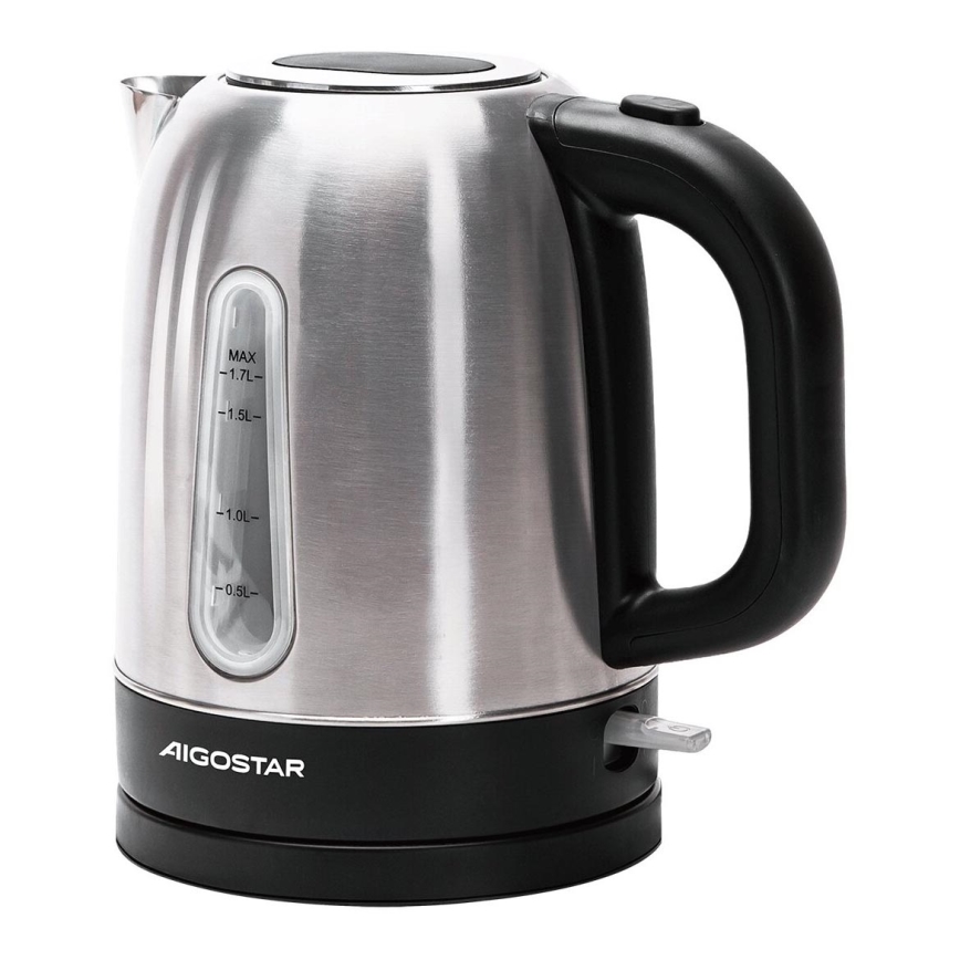 Aigostar - Wasserkocher 1,7l 2200W/230V matt Chrom