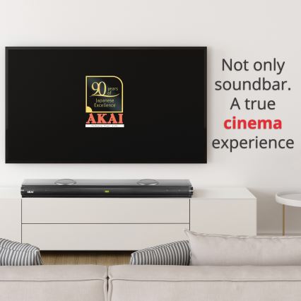 AKAI ASB-29 - Soundbar mit aktivem Subwoofer 120W/230V + Fernbedienung