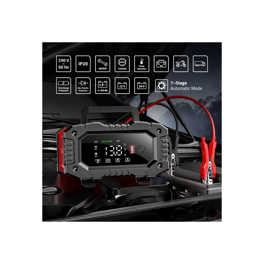 Akkuladegerät 300W/230V