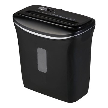 Aktenvernichter A4, 12 l, 230 V, schwarz