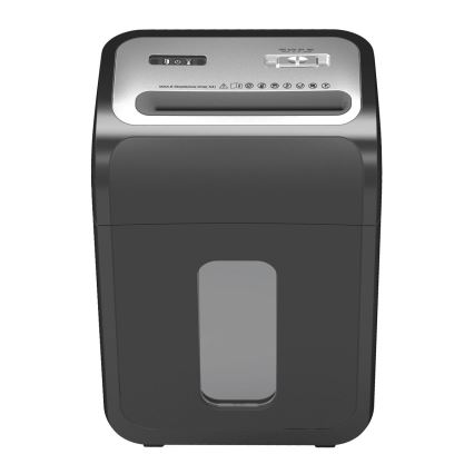 Aktenvernichter für A4, Behältervolumen 22 l, 230 V, schwarz