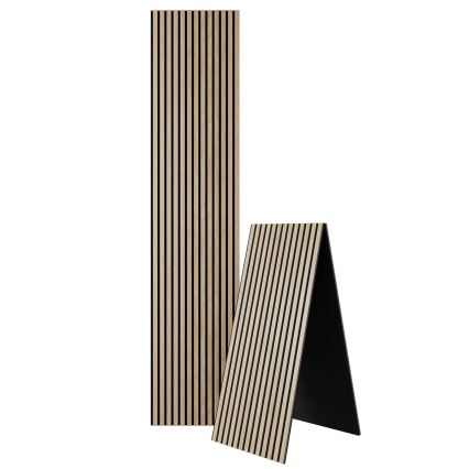 Akustik-Wandpanel VASALUND 240x52 cm Eiche