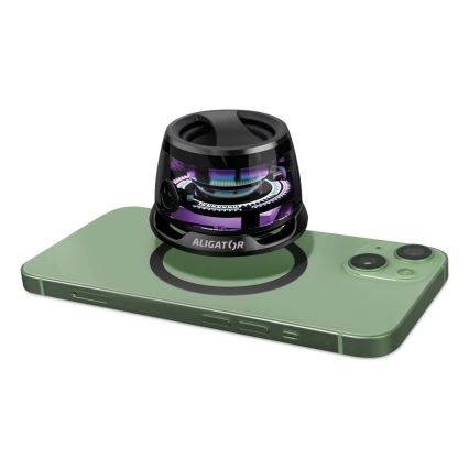 Aligator ABSMB01 - Magnetischer Lautsprecher für MagSafe Mini Beat 400 mAh schwarz
