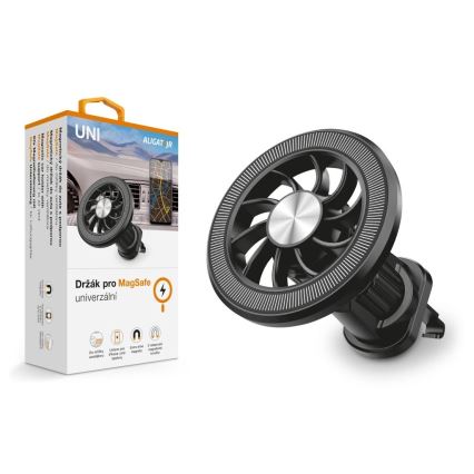 Aligator AMS06BK - Magnetische Handyhalterung fürs Auto MagSafe, schwarz