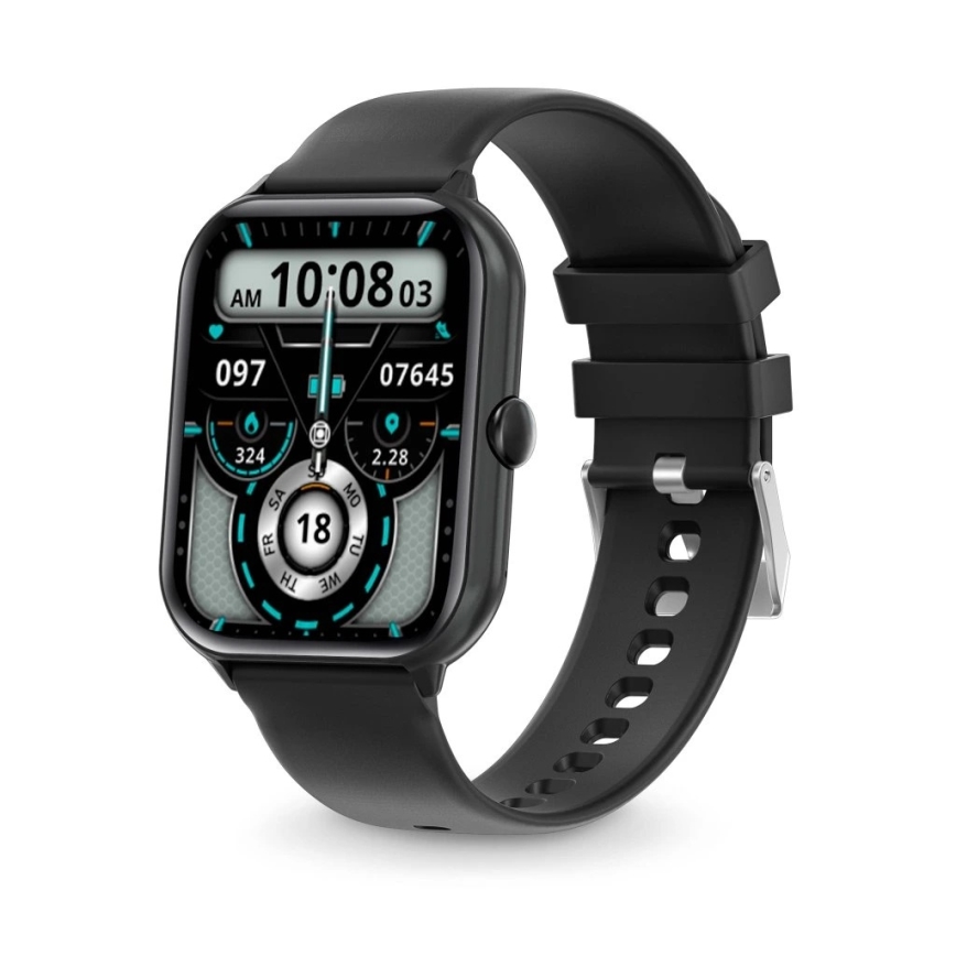 Aligator AW10BK - Smartwatch Watch GO, 220 mAh, IP67, schwarz