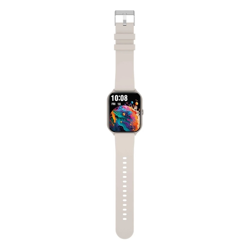 Aligator AW10SR - Smartwatch Watch GO 220 mAh IP67 cremefarben