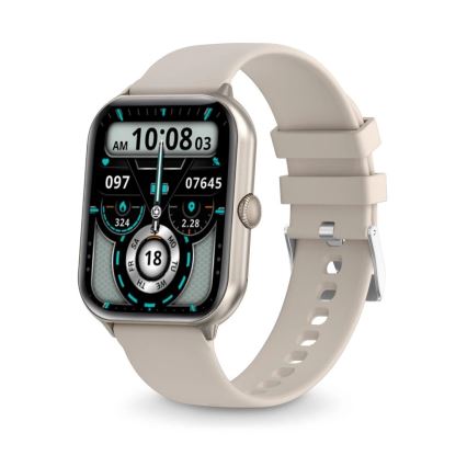 Aligator AW10SR - Smartwatch Watch GO 220 mAh IP67 cremefarben