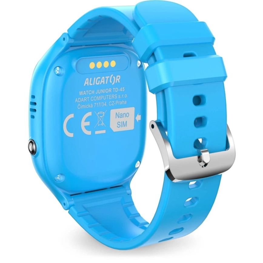 Aligator AW11BE - Smartwatch Watch Junior 2 450 mAh IP67 Wi-Fi blau