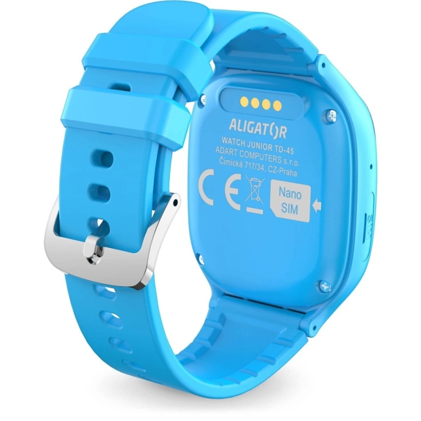 Aligator AW11BE - Smartwatch Watch Junior 2 450 mAh IP67 Wi-Fi blau