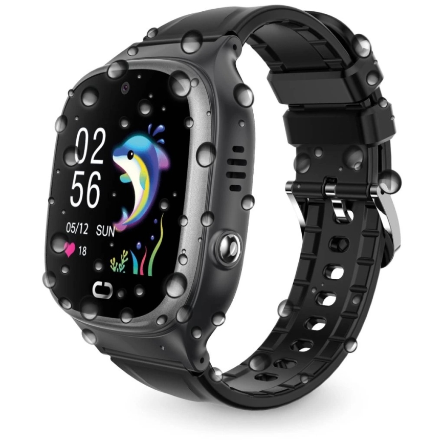 Aligator AW11BK - Smartwatch Watch Junior 2 450 mAh IP67 Wi‑Fi schwarz