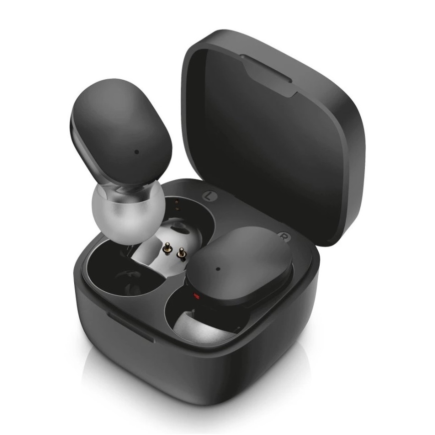 Aligator TWS05 - Kabellose In-Ear-Pods LITE 200 mAh + 2x 30 mAh IP30 schwarz