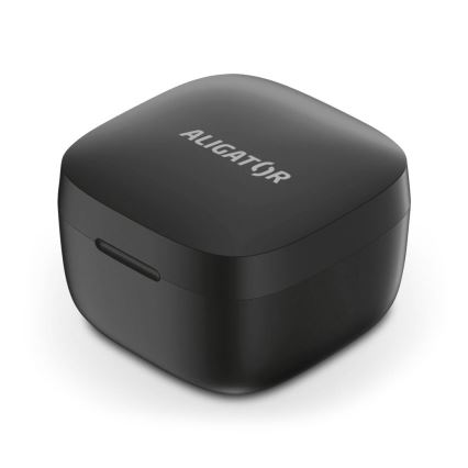 Aligator TWS05 - Kabellose In-Ear-Pods LITE 200 mAh + 2x 30 mAh IP30 schwarz