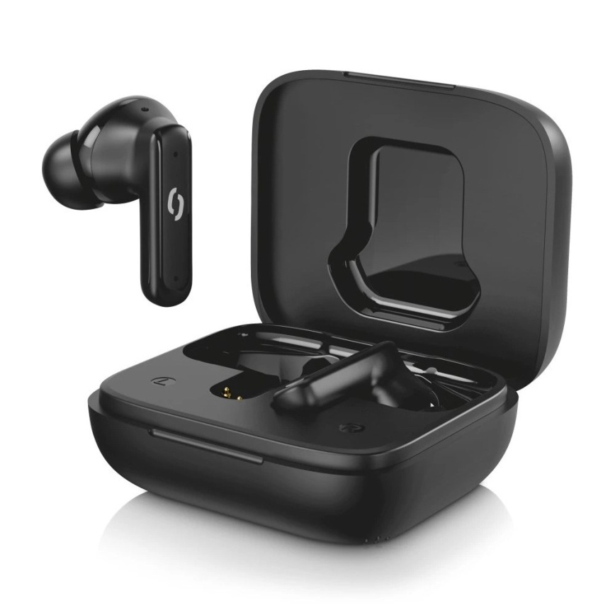 Aligator TWS07 - Kabellose In-Ear-Pods, LCD + ANC, 400 mAh + 2x 40 mAh, Schwarz
