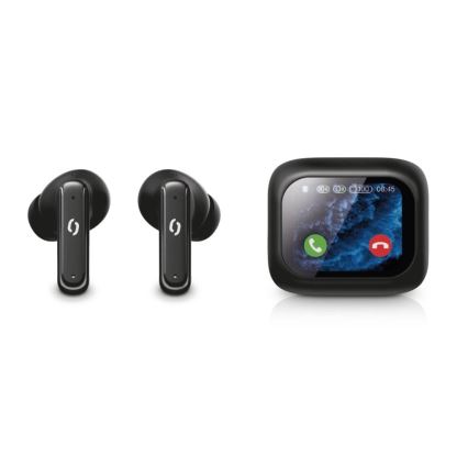 Aligator TWS07 - Kabellose In-Ear-Pods, LCD + ANC, 400 mAh + 2x 40 mAh, Schwarz