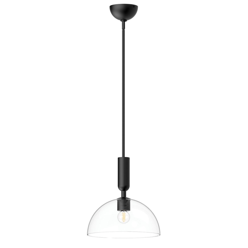 Alora Mood - Pendelleuchte mit Stange JUDE 1xE27/60W/230V schwarz