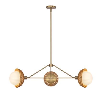 Alora Mood - Pendelleuchte mit Stange PERTH 3xE14/40W/230V goldfarben