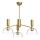 Alora Mood - Deckenleuchte an Stange JUDE 3xE27/60W/230V d 96,8 cm Messing