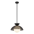 Alora Mood - Pendelleuchte mit Stange PERTH 1xE27/60W/230V Ø 37,5 cm, schwarz