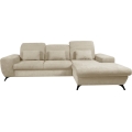 ALTA Polsterecksofa mit Schlaffunktion und Stauraum, L-Form, rechts, Beige