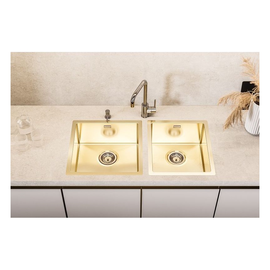 ALVEUS 1103319 - Spülbecken QUADRIX 45x45 cm monarch golden