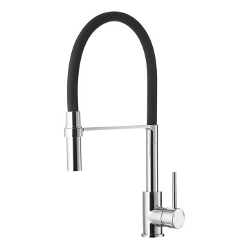 ALVEUS 1129024 - Wasserhahn/Armatur mit flexiblem Arm ELIA 45 cm Messing/glänzendes Chrom