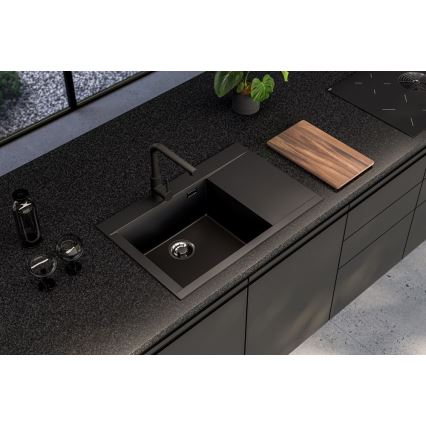 ALVEUS 1149304 - Küchenspüle PURE 79x51,5 cm Granit/Schwarz