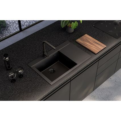 ALVEUS 1149305 - Küchenspüle PURE 79x51,5 cm Granit/schwarz